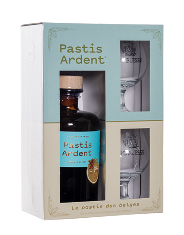 Pastis Ardent - Coffret + 2 verres