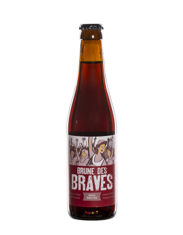 Brasserie de la Lesse · Brune des Braves - Bt 33 cl